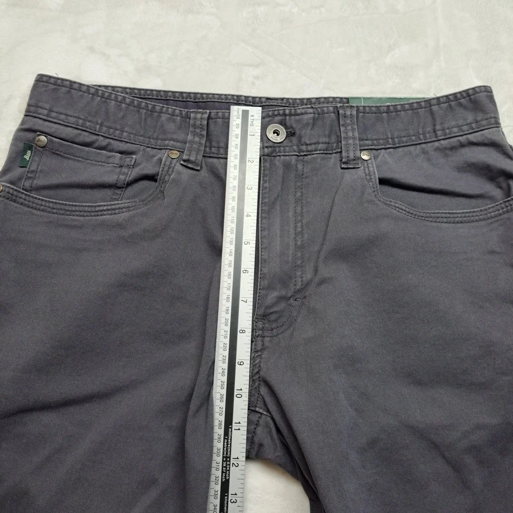 G.H. Bass & Co. Canvas Pants Men 32x32 Asphalt Gray New Stretch Flex Waistband